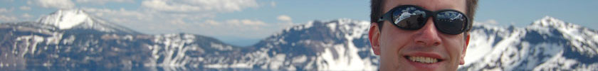 Nils at Crater Lake